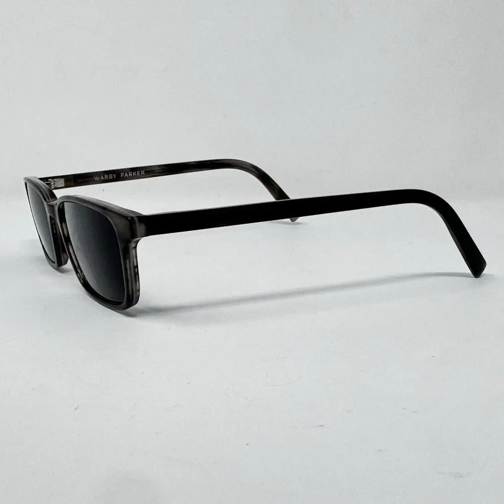 Warby Parker Wilkie M 150 Striped Gray Eyeglass Frames 50-18-145